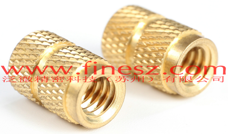 盲孔菱形花铜螺母注塑用IBB