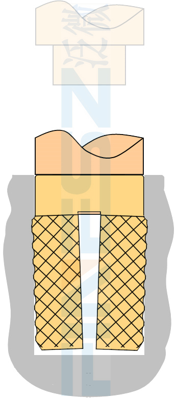 PB开槽滚花螺母的安装方法