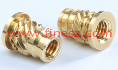 锥形嵌件螺母直孔塑胶用